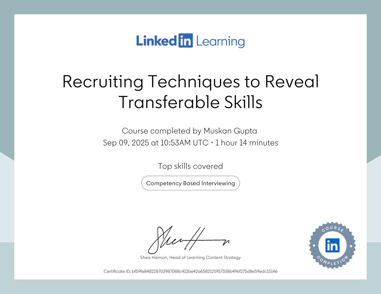 LinkedIn Certified Recruiter